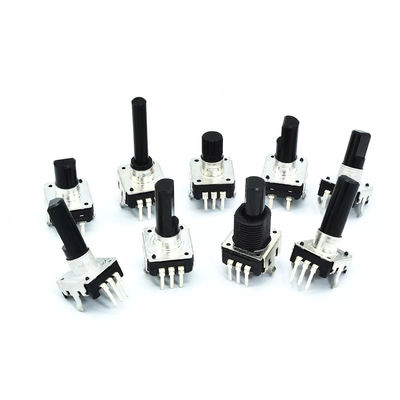 品質  Peaker Audio Ec12 Rotary Encoder With Push Button 10ohm Threaded Bushing 工場