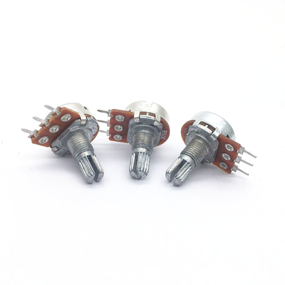 WH148 ロータリー ポテンショマー 長寿命ボリューム コントロール リニア B50K B10K ポテンショメーター オーディオ用カーボン フィルム ポテンショメーター
