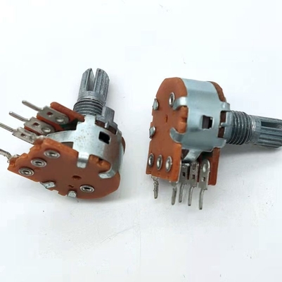 オーディオアンプ用16mmメタルシャフトロータリースイッチポテンショメータ
