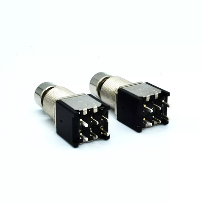 9 Pin 3pdtはスイッチ500Vエレクトリック・ギターのためのずかずかと歩く