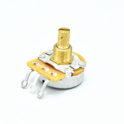 白い10000ohmエレクトリック・ギターの鍋0.125w B100kの電位差計