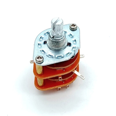 直径29mm 12の位置のロータリー スイッチ0.3A