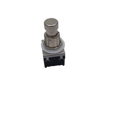17mm プッシュボタン フットスイッチ Stomp 3pdt エレキギター 中古