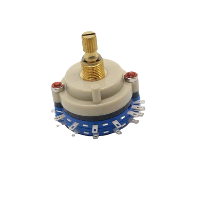 高精度連続ロータリー スイッチ 100ohm 多極ロータリー スイッチ