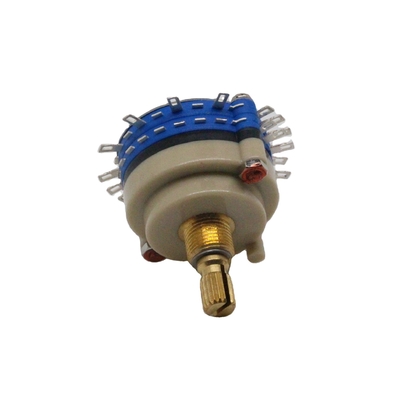 高精度連続ロータリー スイッチ 100ohm 多極ロータリー スイッチ