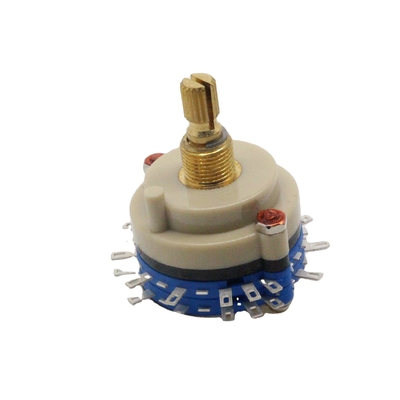 高精度連続ロータリー スイッチ 100ohm 多極ロータリー スイッチ