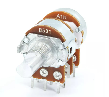二重250v A10kの電位差計6 Pin 16mm