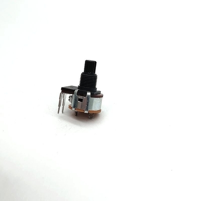 黒い5000ohm 6 Pinの音量調節0.2Wの容積のノブの電位差計